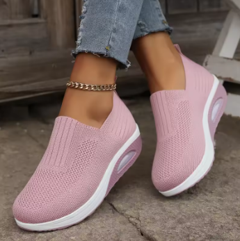 Womens Air Cushion Slip On Walking Shoes