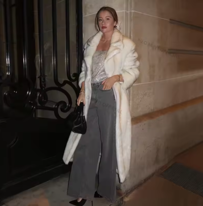 Neo Mint High Quality Long Faux Mink Fur Coat