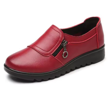 Women's Genuine Leather Slip-On Moccasins